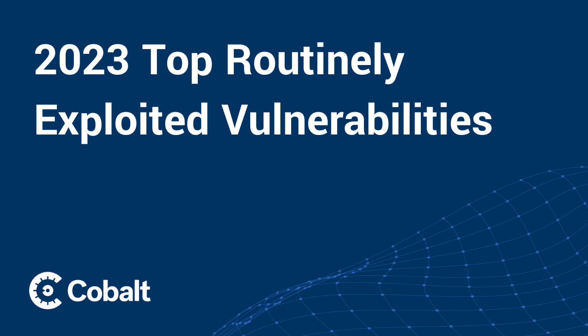 Cover Image: 2023 Top Routinely Exploited Vulnerabilities 