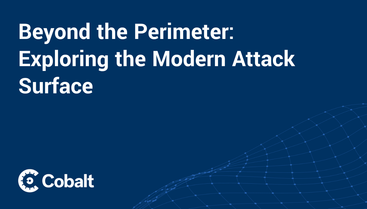 Cover Image: Beyond the Perimeter: Exploring the Modern Attack Surface