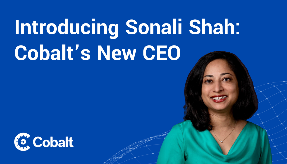 Introducing Sonali Shah, Cobalt’s New CEO cover image